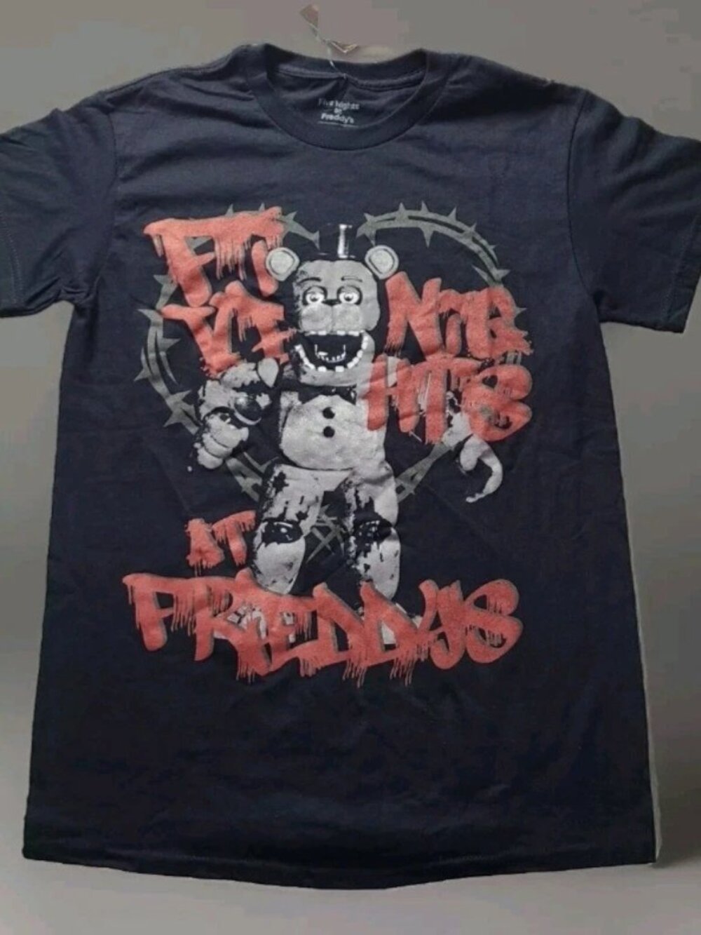 Five Nights At Freddys Black T Shirt Size S Small New With Tags Freddy Fazbear🆕